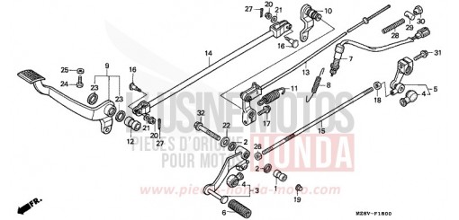 PEDALE VT600CV de 1997